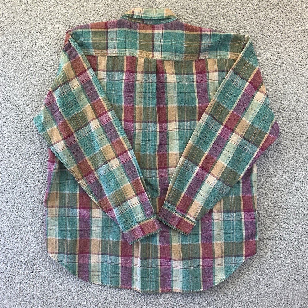 DOCKERS Men's Long Sleeve Plaid Button Down Shirt Size XL - Picture 8 of 16